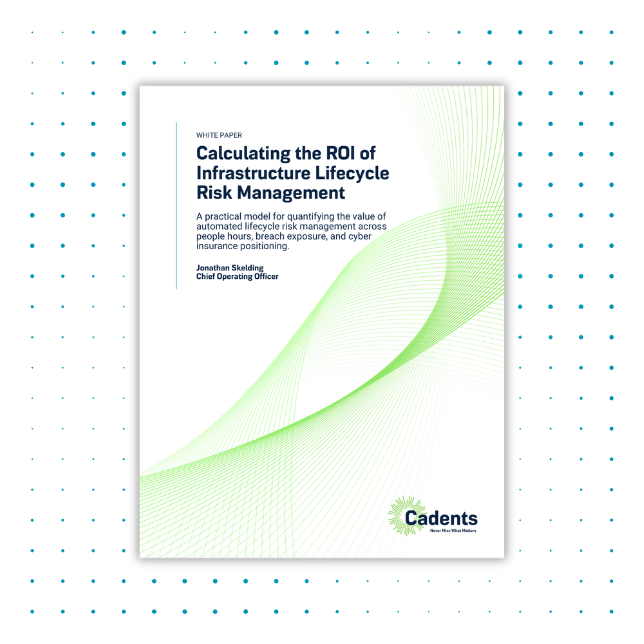 Calculating the ROI of Infrastructure Lifecycle Risk Management White Paper HS
